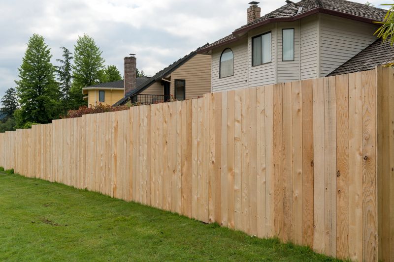 Finished Fence Installation