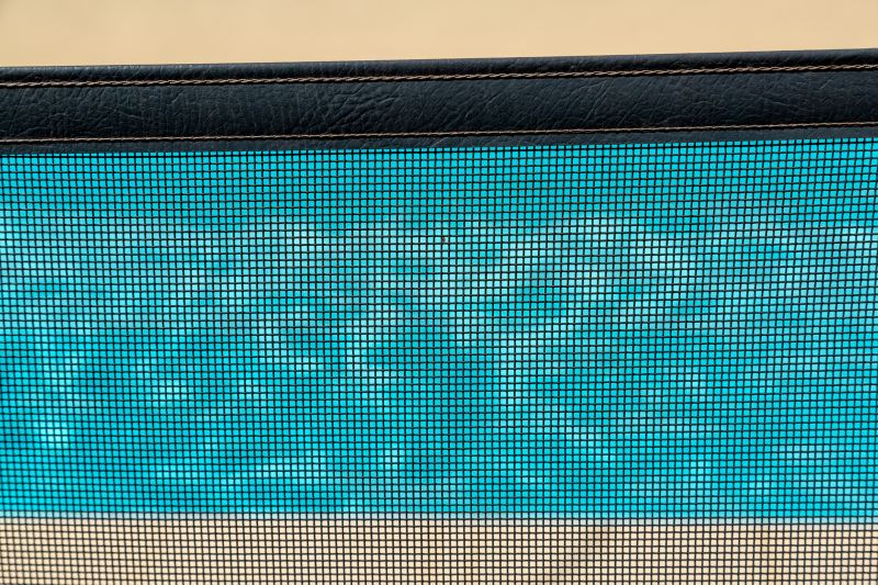 Close-up of Mesh Fencing Material